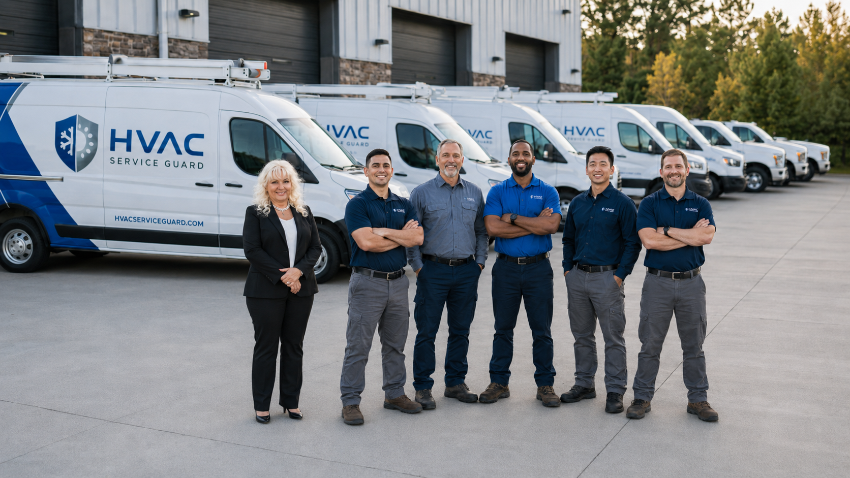 HVAC Service Guard team and service vans ready for nationwide Canadian home maintenance